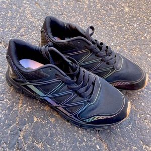 US Polo Raulph Lauren black retro sneakers. Size 8 brand new never worn